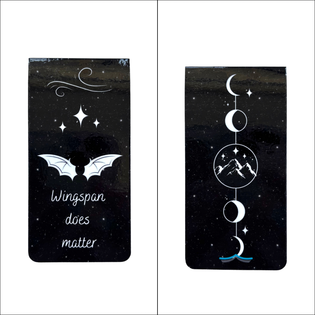 Magnetische boekenlegger Night Court wingspan