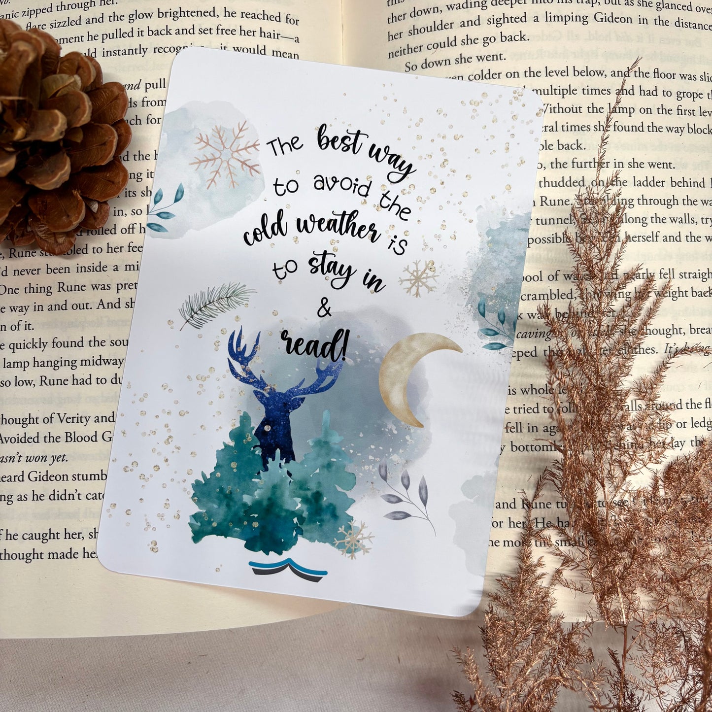 E-reader Insert Winter Fantasy