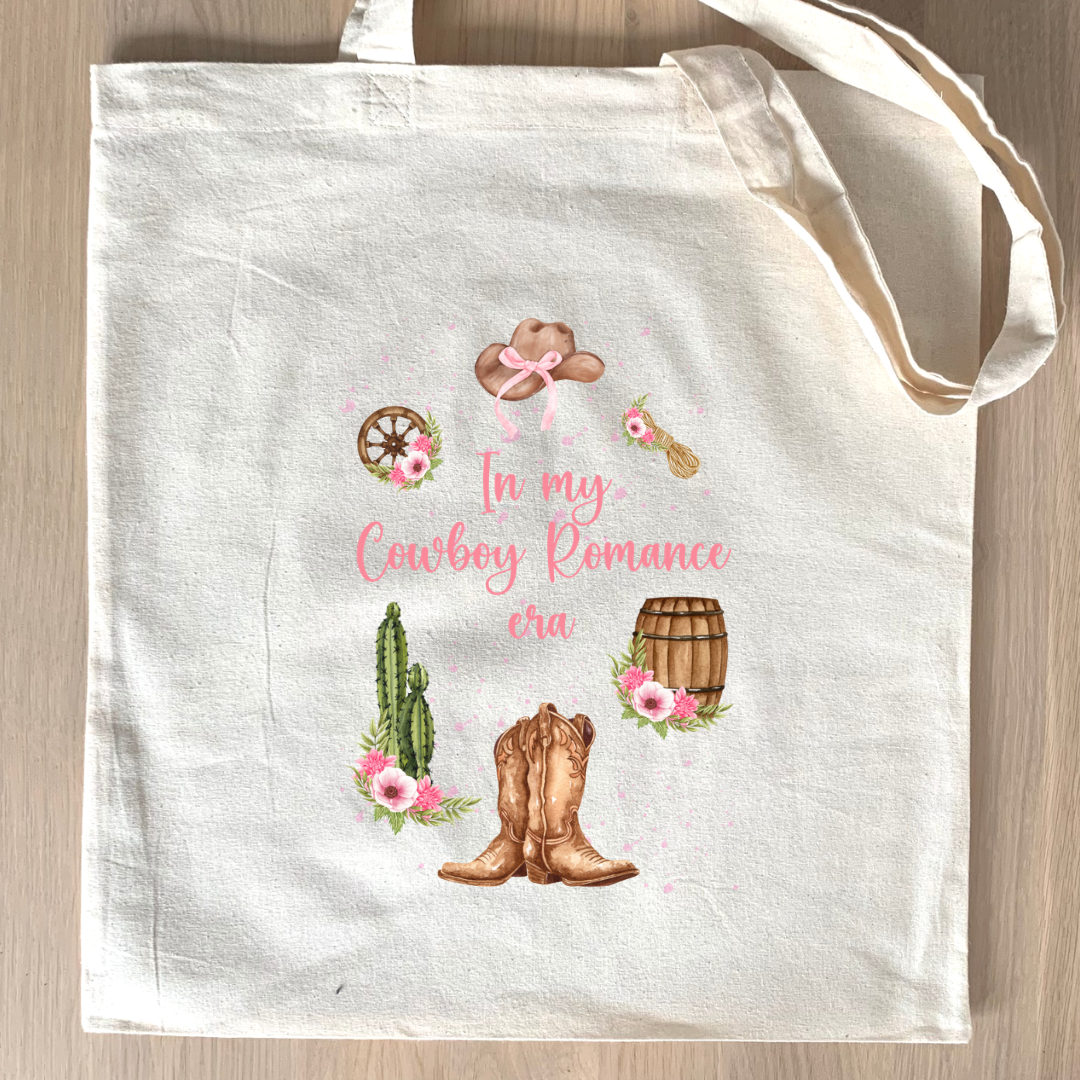 Tote bag Cowboy Romance