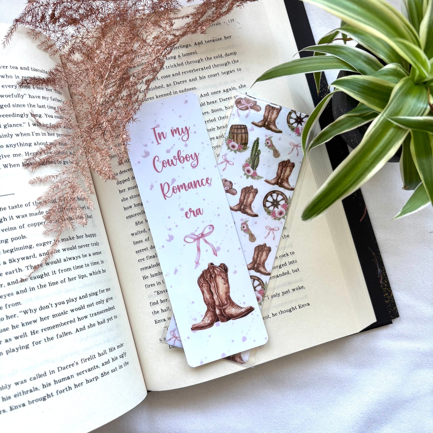 Papieren boekenlegger Cowboy Romance