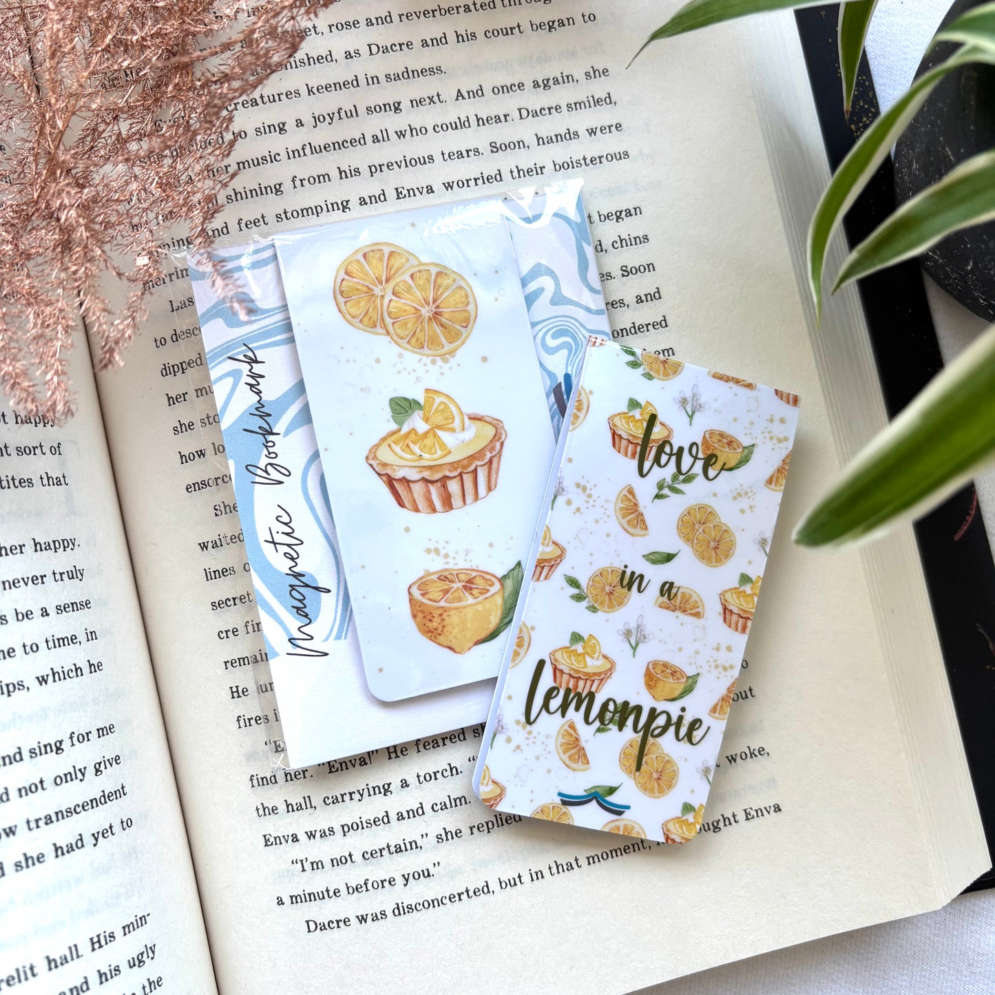 Magnetische boekenlegger Lemonpie