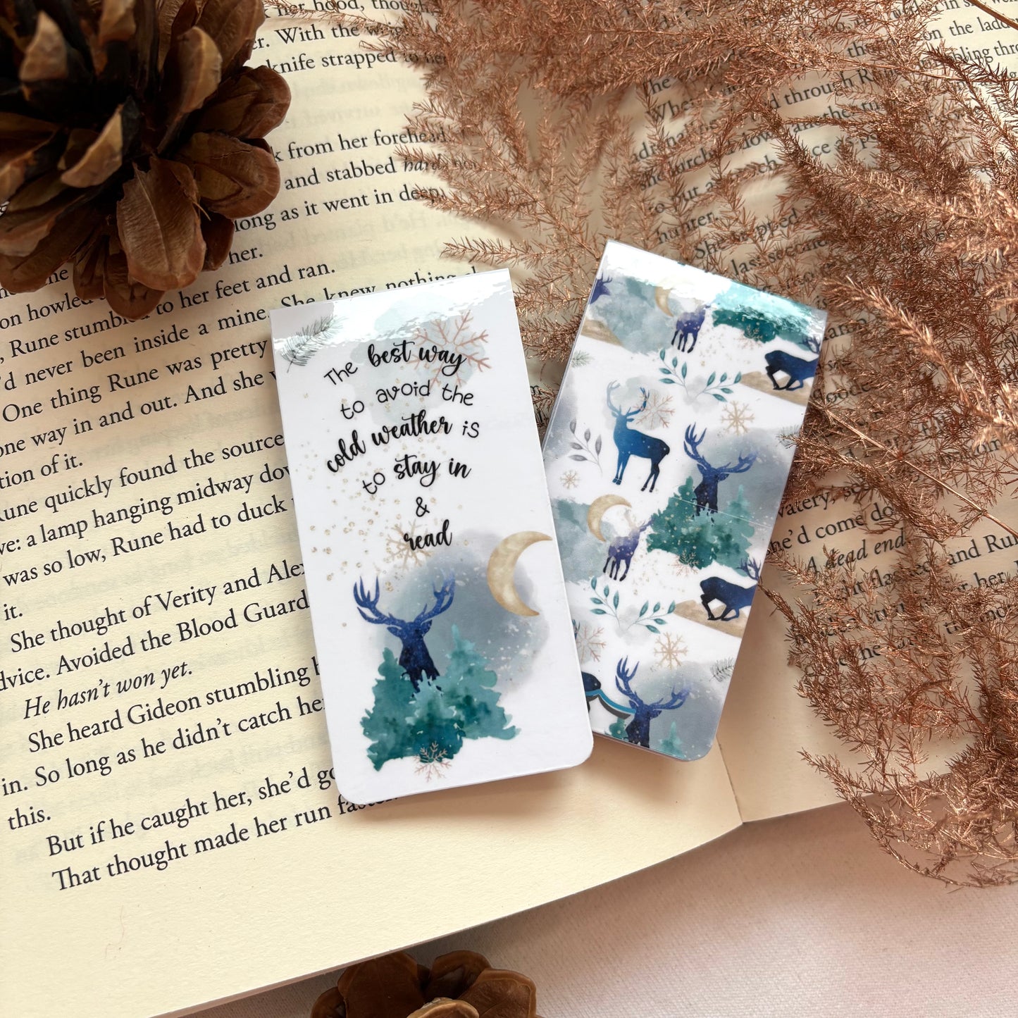 Magnetische boekenlegger Winter Fantasy