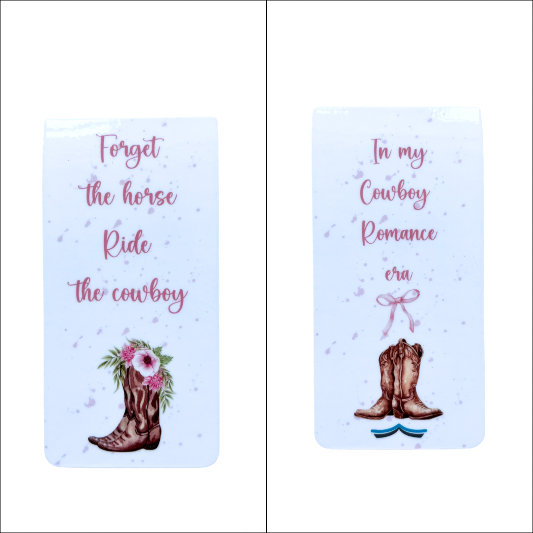 Magnetische boekenlegger Cowboy Romance ride the cowboy