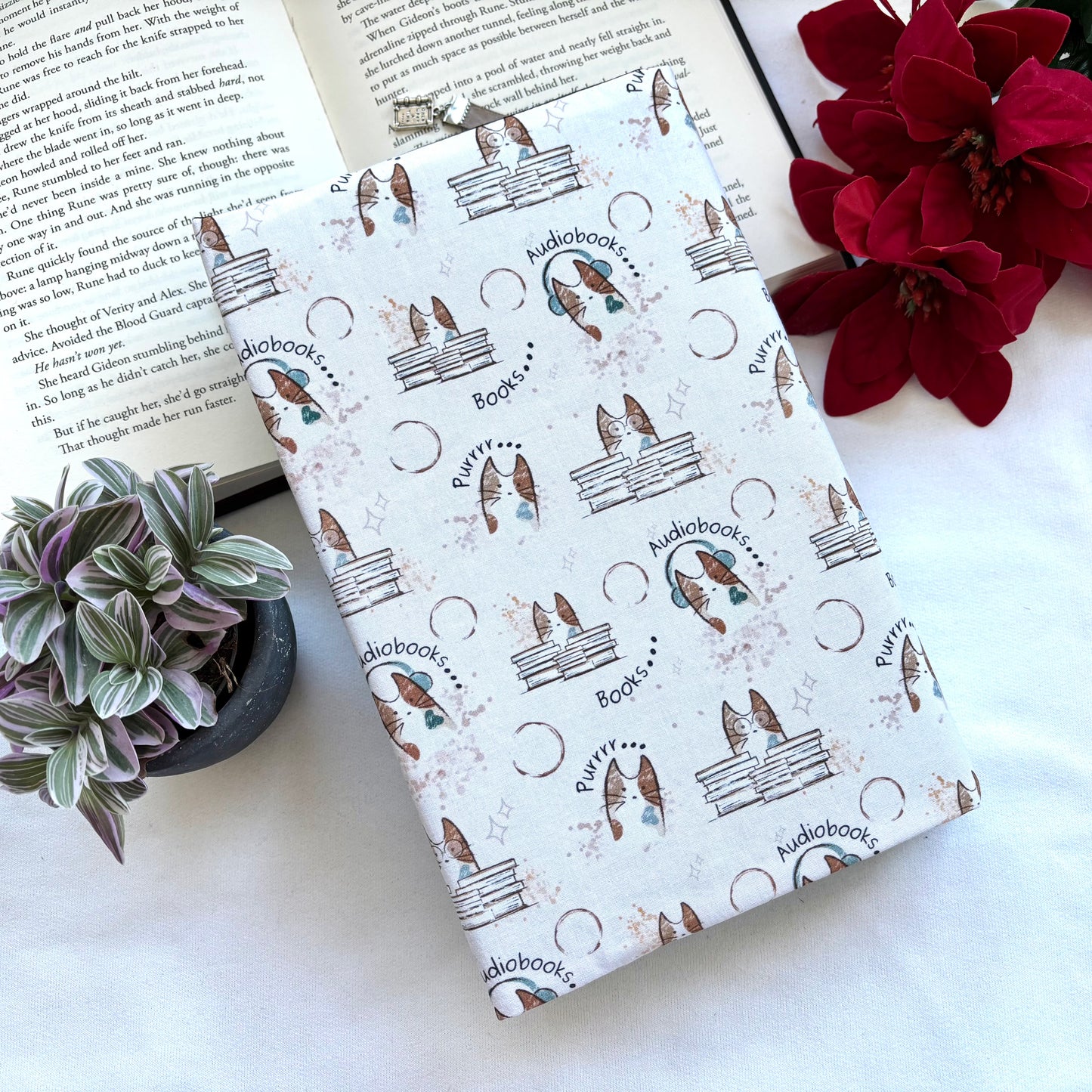 Book Cover Reading Cat