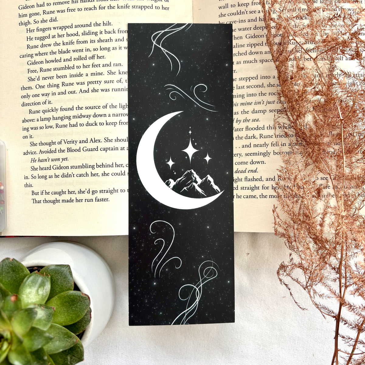 Papieren boekenlegger Midnight Chapterd