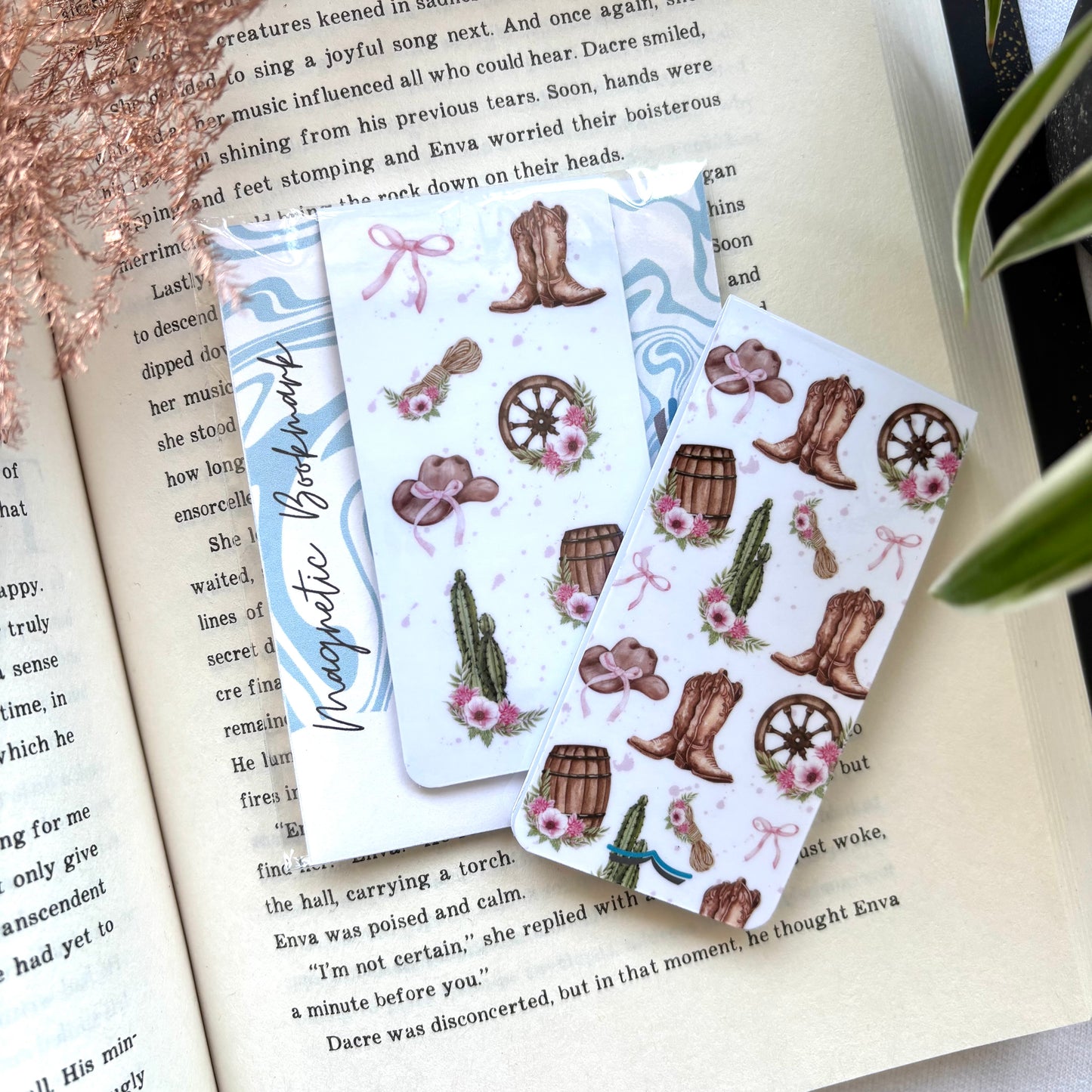 Magnetische boekenlegger Cowboy Romance