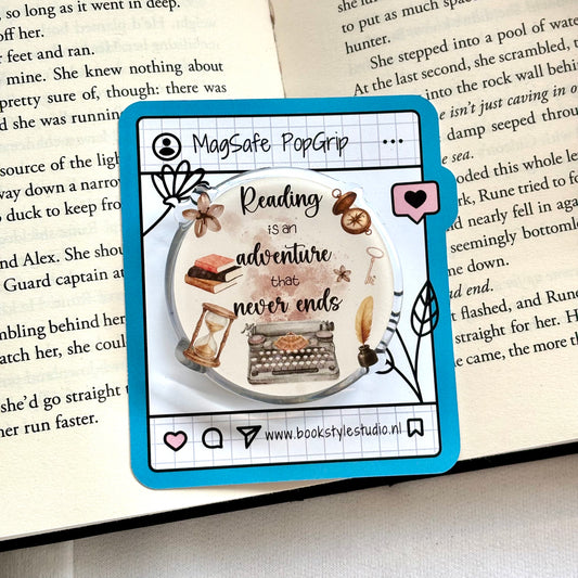 MagSafe PopGrip E-reader Adventurous Letters