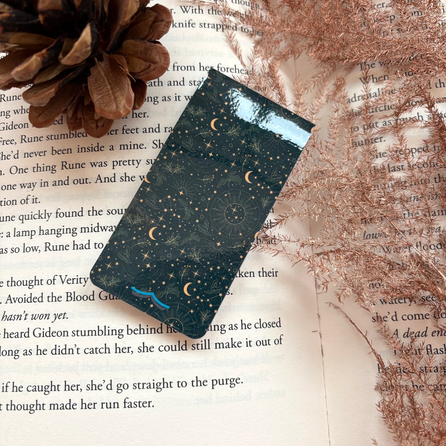 Magnetische boekenlegger Starlit Garden