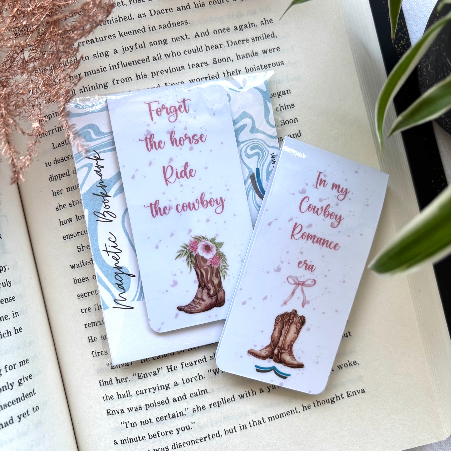 Magnetische boekenlegger Cowboy Romance ride the cowboy