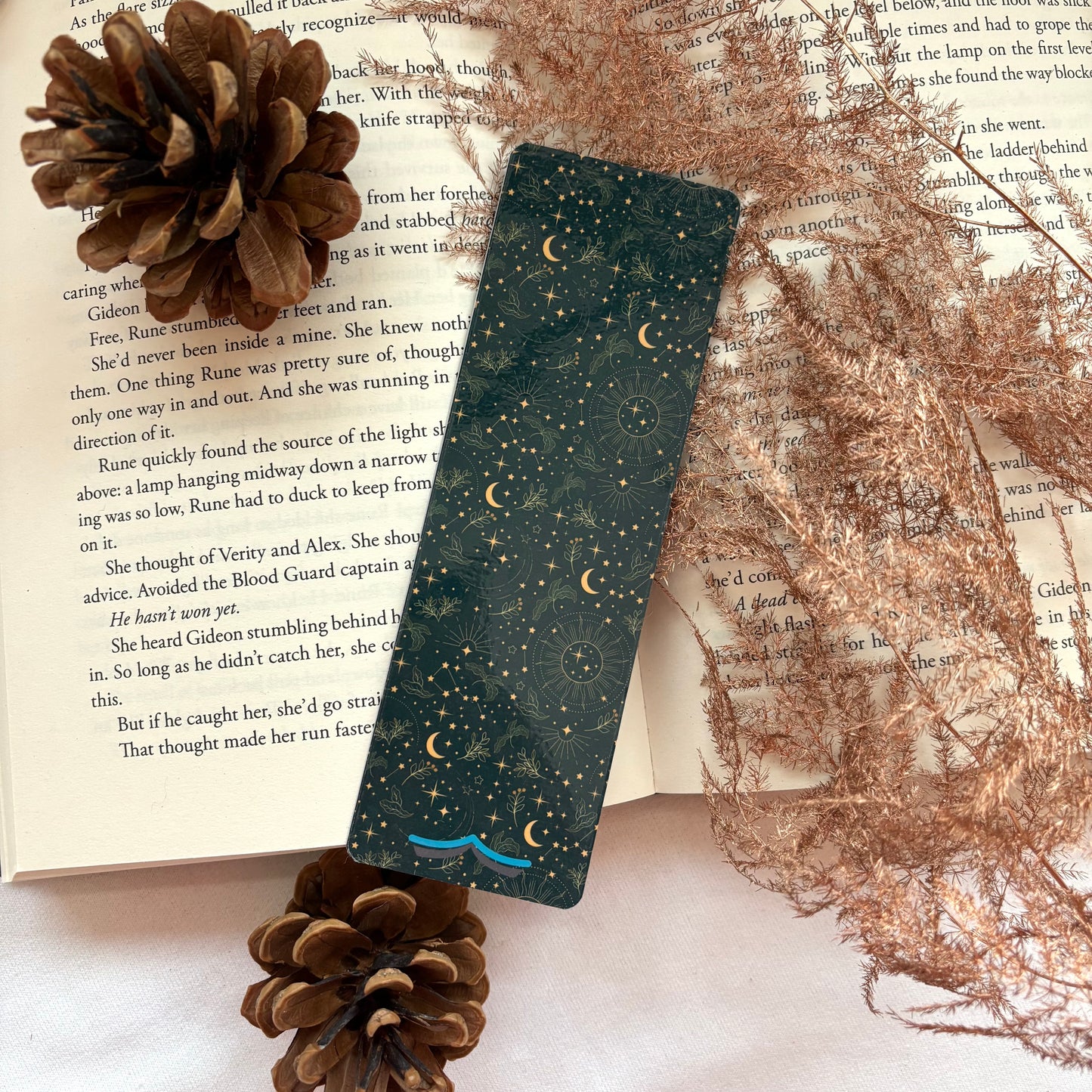 Papieren boekenlegger Starlit Garden