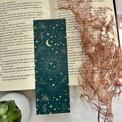 Papieren boekenlegger Starlit Garden