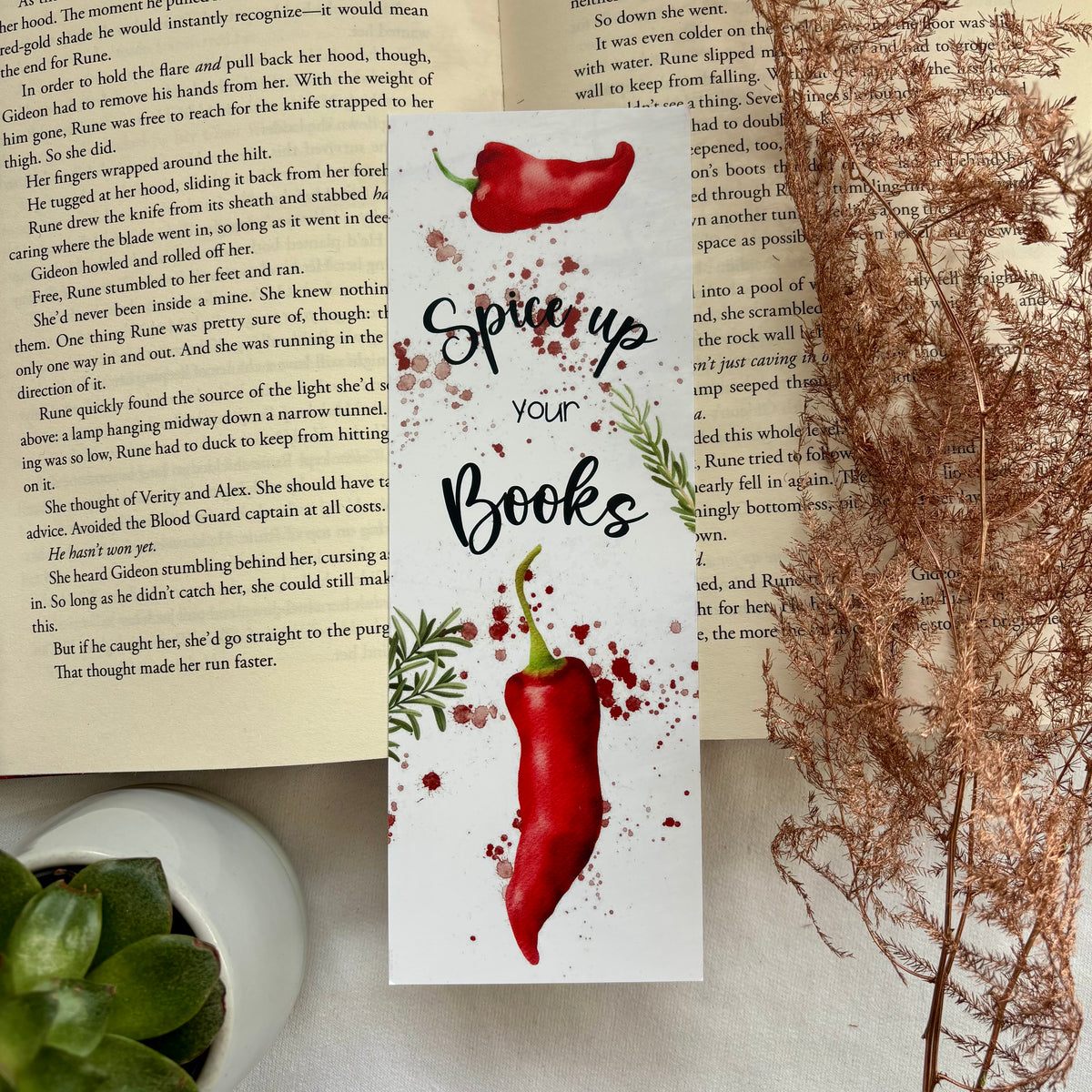 Papieren boekenlegger Low-key Spice