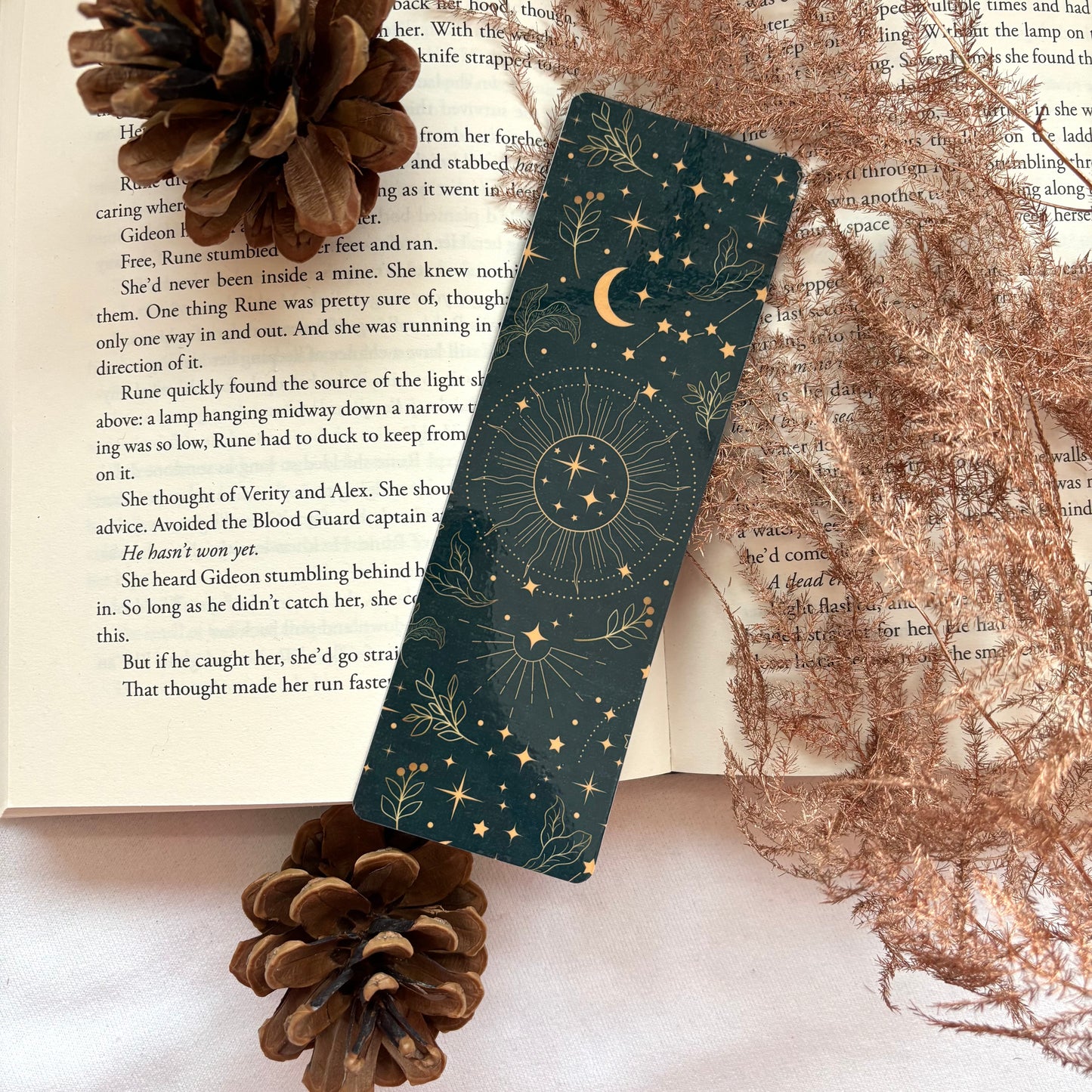 Papieren boekenlegger Starlit Garden