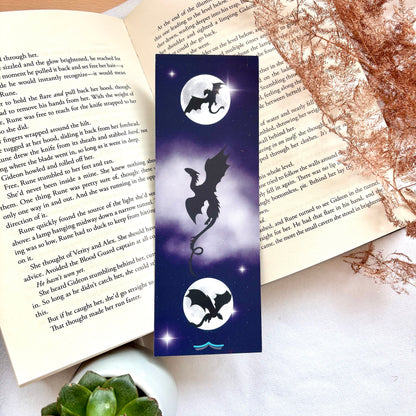 Papieren boekenlegger Dragon Fire