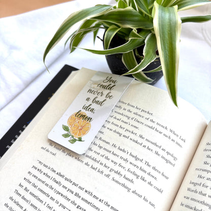 Magnetische boekenlegger Lemonpie bad idea