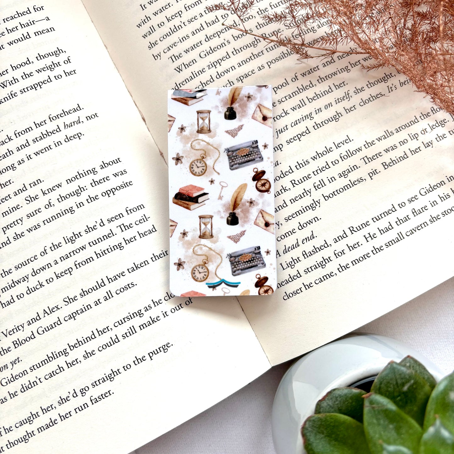 Magnetische boekenlegger Adventurous Letters