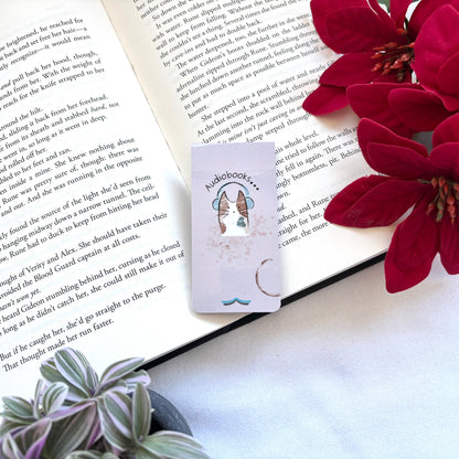 Magnetische boekenlegger Reading Cat
