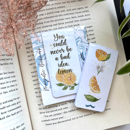 Magnetische boekenlegger Lemonpie bad idea