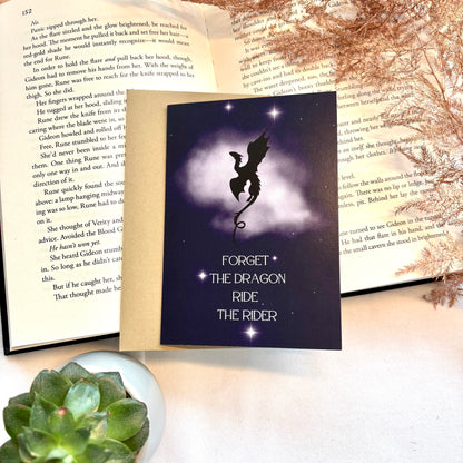 Bookish Wenskaart Dragon Fire
