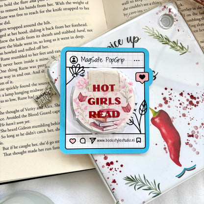 MagSafe PopGrip E-reader Hot Girls Read