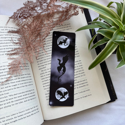 Papieren boekenlegger Dragon Fire