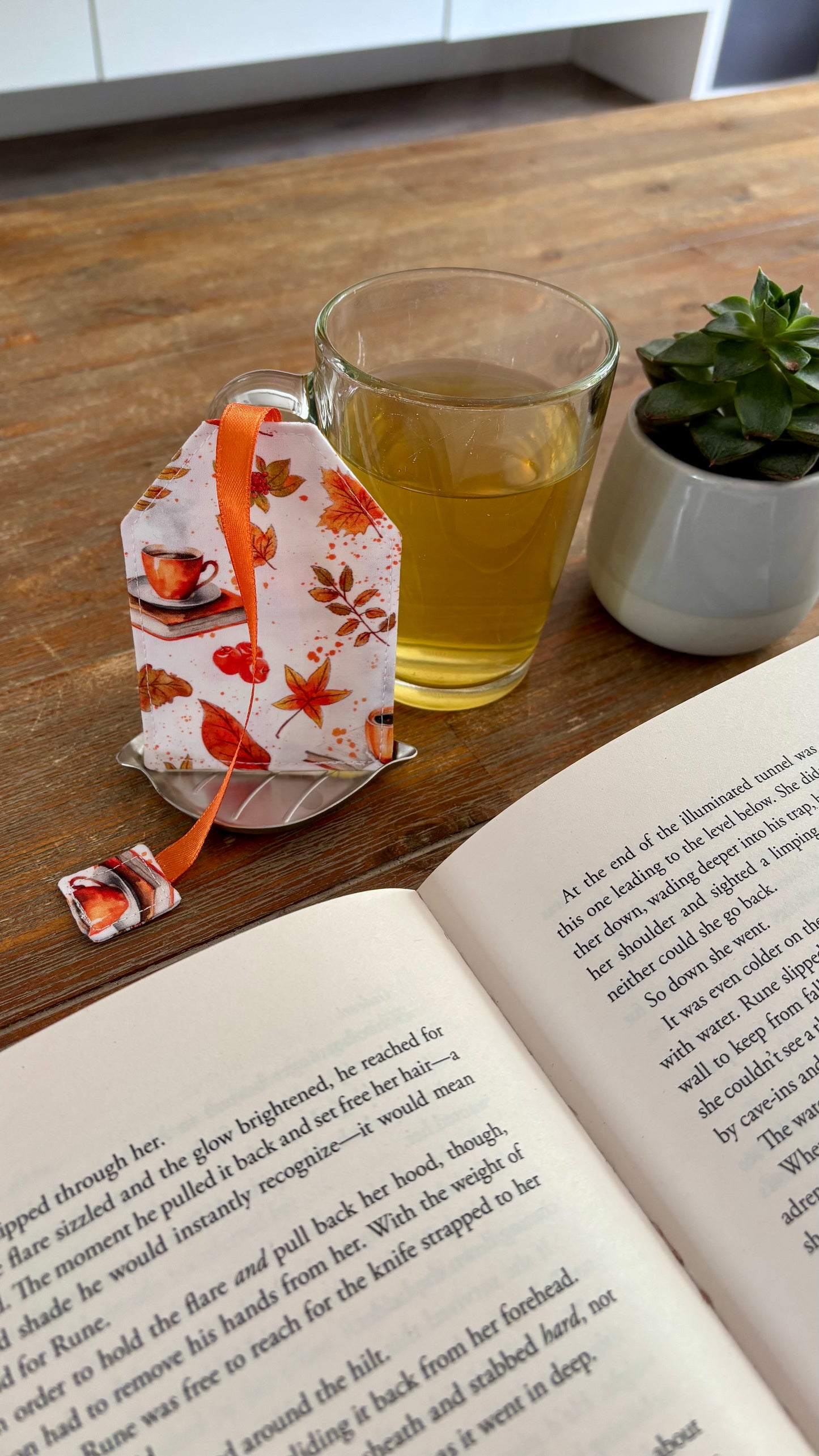 Theezakje boekenlegger Cozy Fall