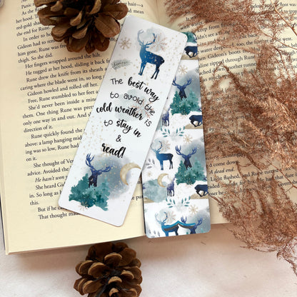 Papieren boekenlegger Winter Fantasy
