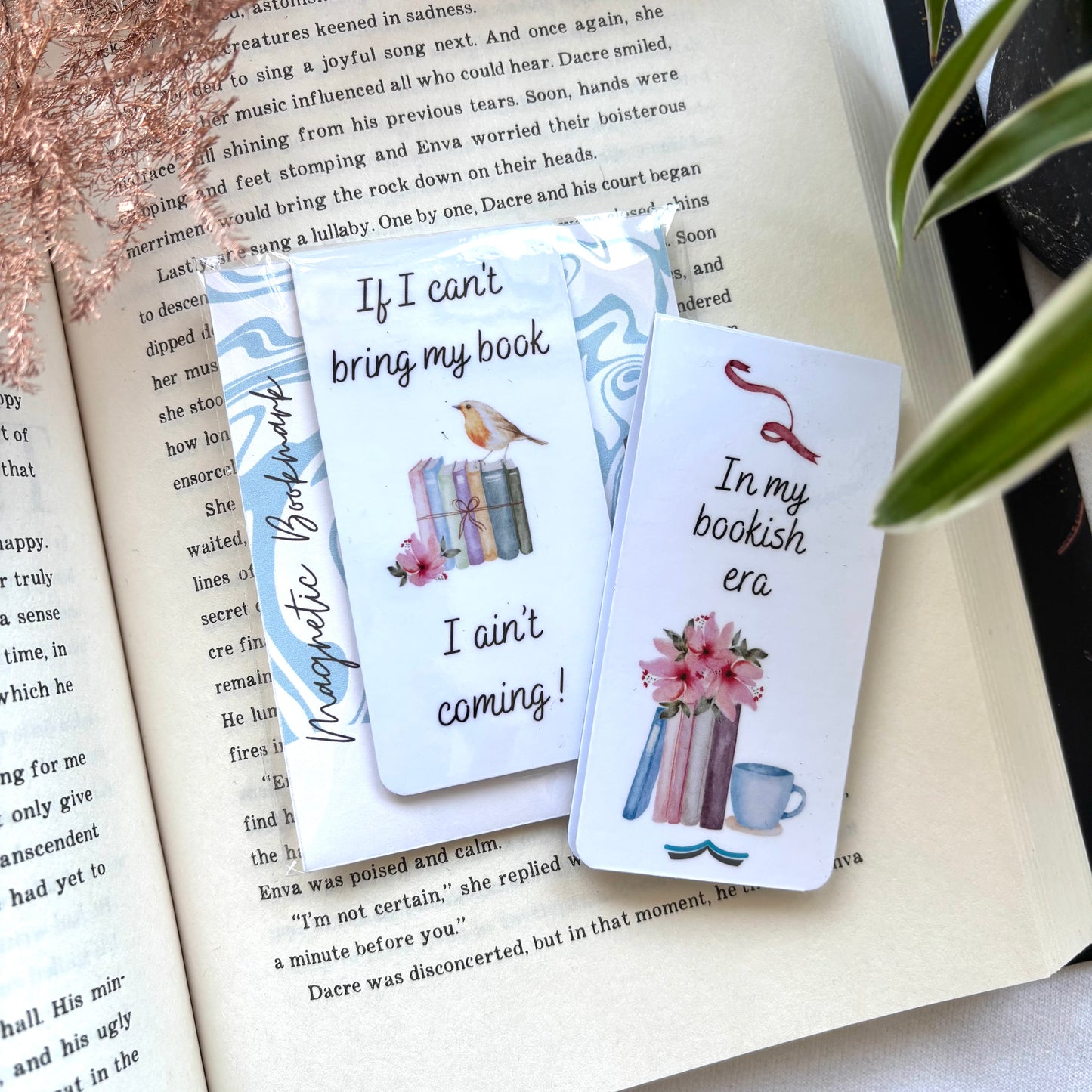 Magnetische boekenlegger If I can’t bring my book