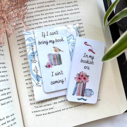 Magnetische boekenlegger If I can’t bring my book